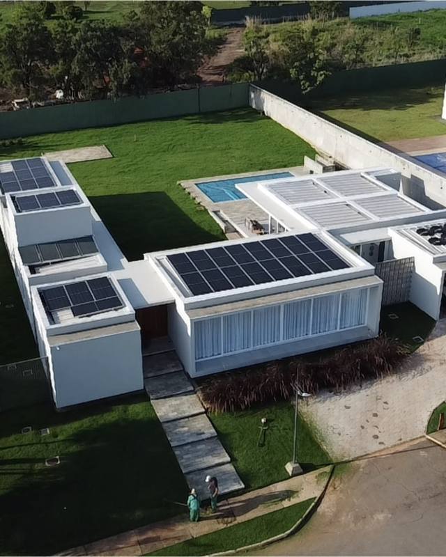 Instalação de energia solar residencial executada pela Prime Cidade