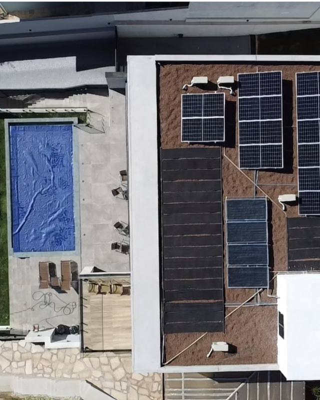 Instalação de energia solar residencial executada pela Prime Cidade